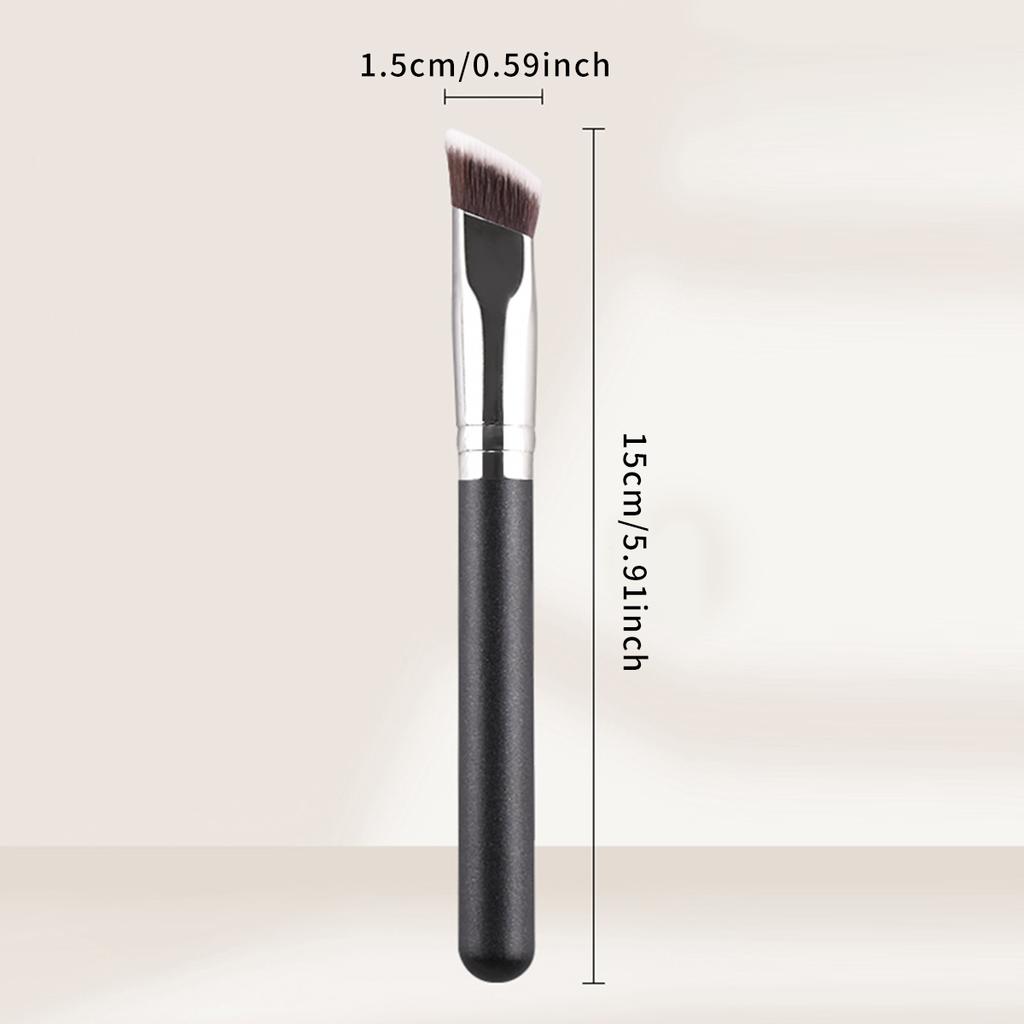 Schräge Liquid-Puder-Kontur-Make-up-Pinsel, Cremiger Rouge-Pinsel, Flüssigfoundation-Verblendpinsel, Schräge Professionelle Schönheitswerkzeuge