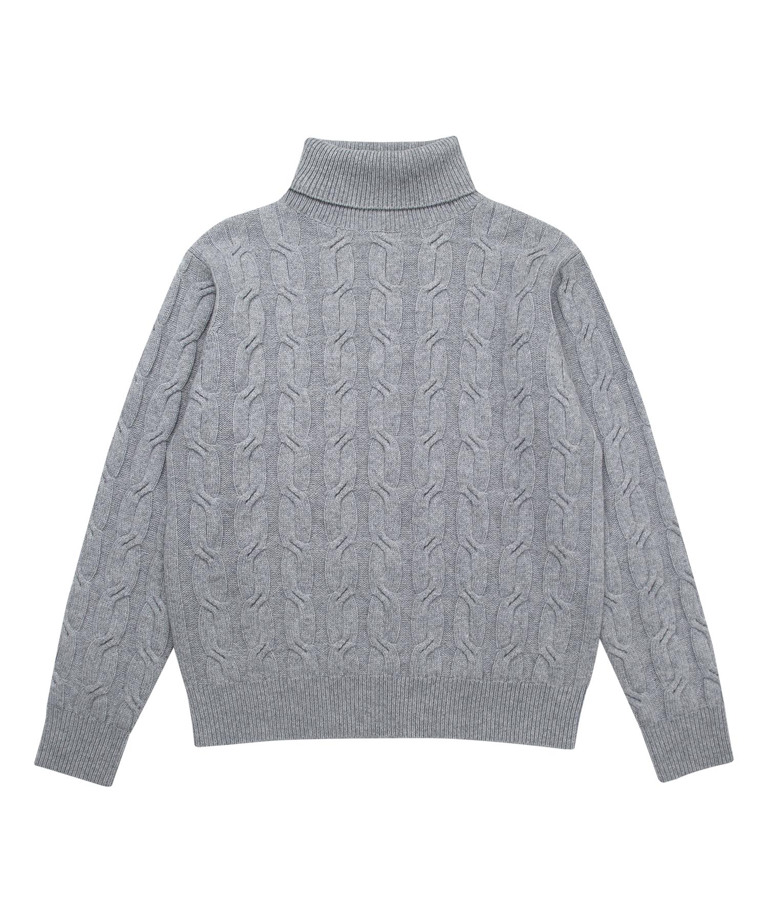 Soru Turtle Cable Sweater_Gray S
