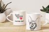 Cornish Rex - cat mug, adorable heart-shaped handle mug, universal gift from Art-Dog brand