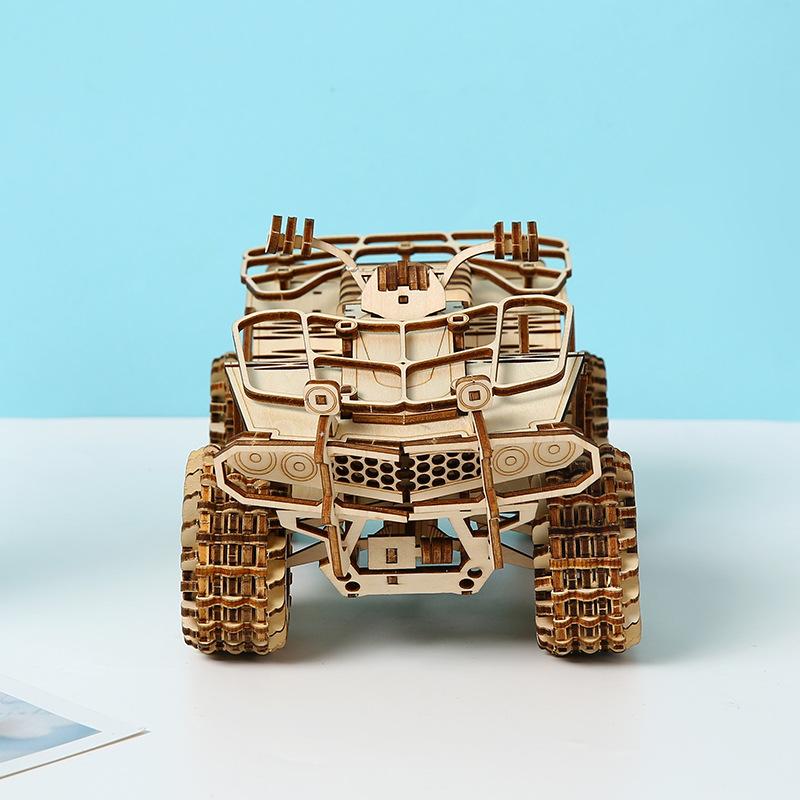 Cross-border New ATV 3D Three-dimensional Puzzle Children's Creative Puzzle Toys DIY Desktop Ornaments