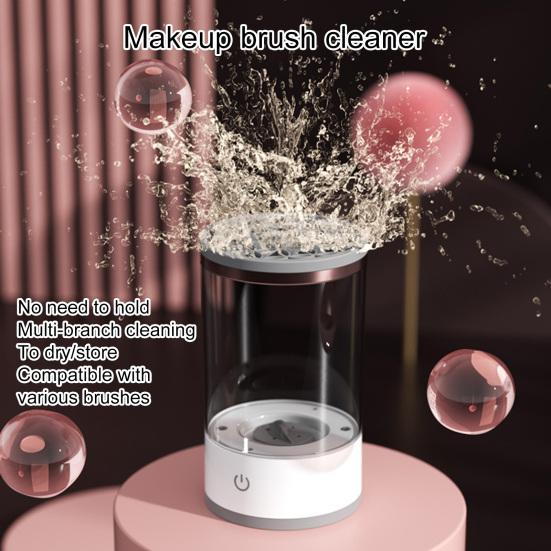 Yousheng Auto Scrubber Tool Vocal Vibration Mild Two Modes 7000 RPM 8W 1.5A Time-saving ABS Electric Makeup Brush Cleaner Home Supply