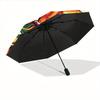 Linkin Park Automatic Folding Umbrella, 8 Ribs for All-Season Use, Portable for Travel & Outdoor Activities 0819064