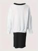 Women's Casual V-Neck Hoodie and Skirt Set