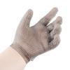 1Pc Cut Resistant Gloves A9 Protection Level Stainless Steel Safety Anti Cutting Gloves Adjustable Wrist Strap Gloves for Butcher Fishing Oyster