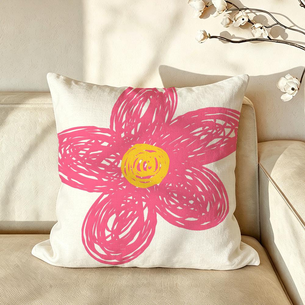 Art CCrayon DDrawing Cushion Cover Pillow Case Antidustmite Pillowcase Silky Short Plush Sofa Cushion Cover hot