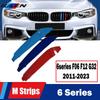 3D M Front Grille Trim Sport Strips Grill Cover Performance Stickers For 2010-2026 BMW 6 Series F12 F13 F06 640i 650i G32 GT6