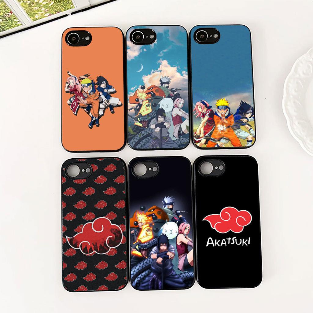 Soft Cover for Apple iPhone 17 Pro XS Max Air 6 7 8 Plus 5 + SE 2022 SE2 16E Casing Phone Case Narutos Uchiha Sasuke Deidara