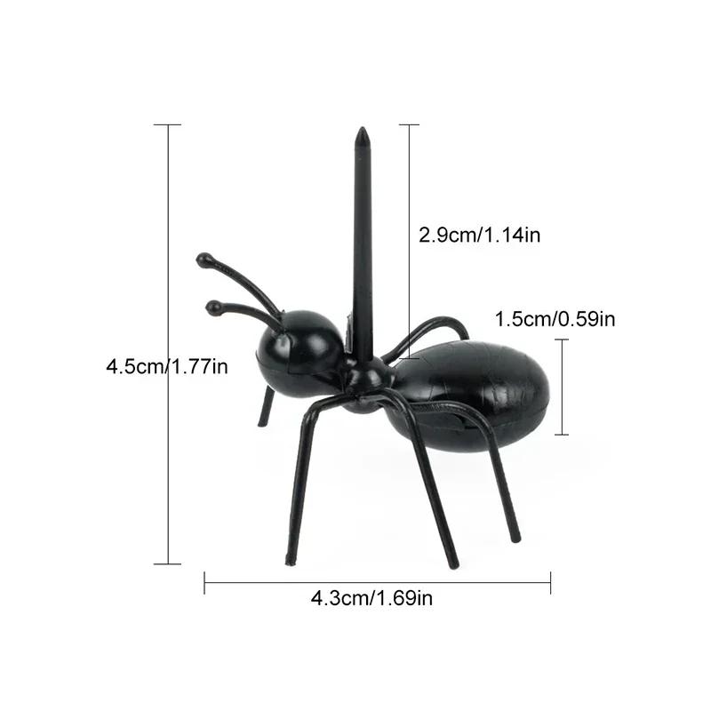 12 PCS Ants Food Fruit Picks Decoration Ant Shape Forks Snack Cake Dessert Tableware for Home Kitchen Party Dinner Fruit Pick