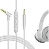 GEEKRIA Аудіокабель для навушників JBL 770NC 760NC Live 760NC 670NC 2,5 мм з мікрофоном на лінії та регулятором гучності 1,2 м