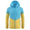 Women's Summer Fan Suit (including A Set Of 9-leaf Brushless 5V Fan) Long Sleeved Hooded Zipper Heatstroke Proof Solid Color Work Clothes