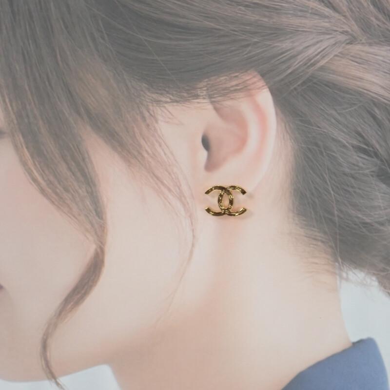 Chanel ABC502 Pierce Goldmetall Damen