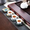 Japanese Antique Copper Coasters Retro Heat Insulation Cup Holder Mat Pad Chinese Kung Fu Gungfu Tea Ceremony Tea Trays Teaware