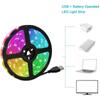 Striscia luminosa a LED 5050, con telecomando, striscia luminosa RGB, adatta per riunioni di famiglia Striscia luminosa a LED 0,5-30 M