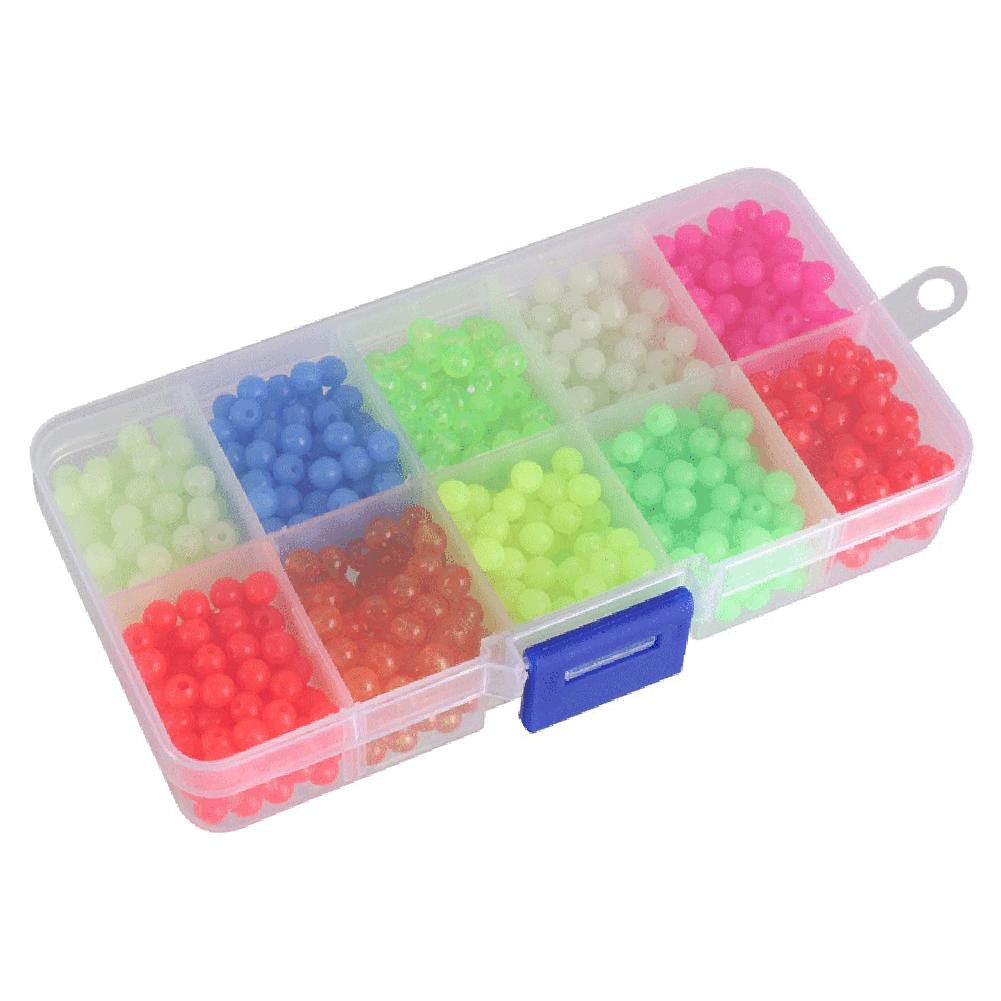 

5 мм рыболовные поплавки бусины аксессуары светящийся пластик