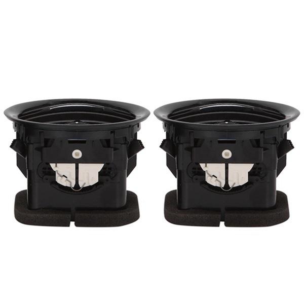 Set of 10 Black Plastic Air Conditioning Vents Compatible with Opel Vauxhall