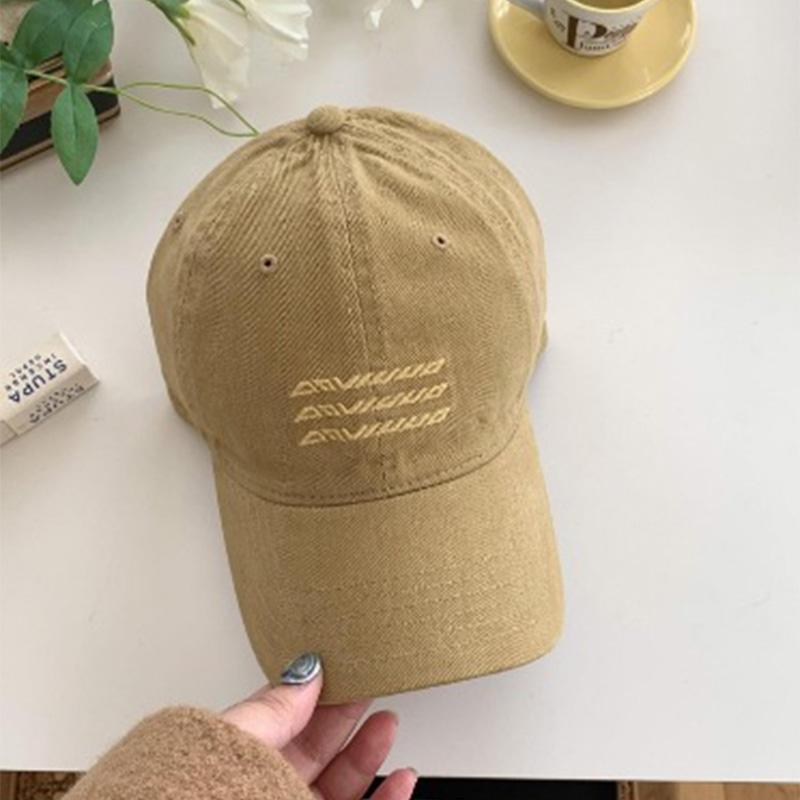 Simple Embroidered Baseball Cap Women Solid Color Hip Hop Snapback Hat for Girls Summer Adjustable Female Sun Hats