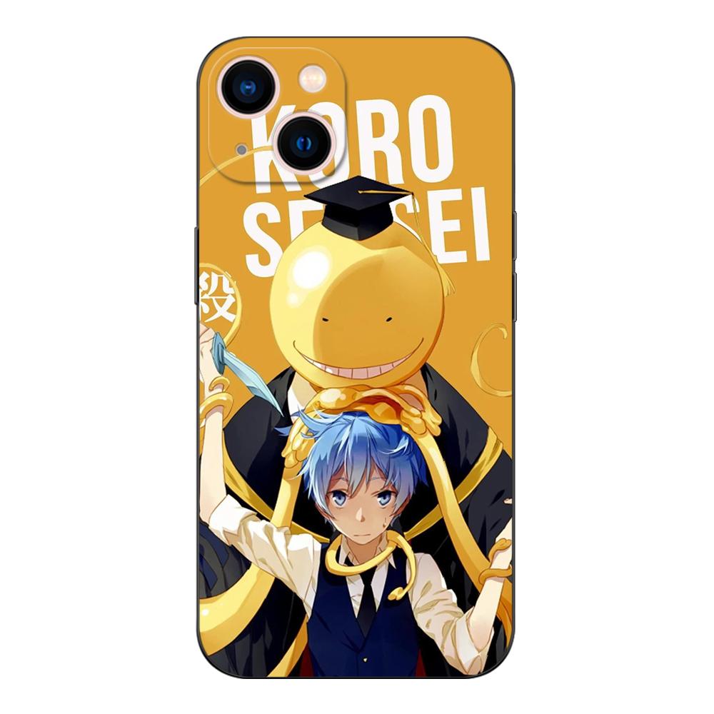 Black Tpu Case For Xiaomi Redmi 9T Note 9T Note 10 8 8T 7 5G 4G Pro 10S Assassination Classroom