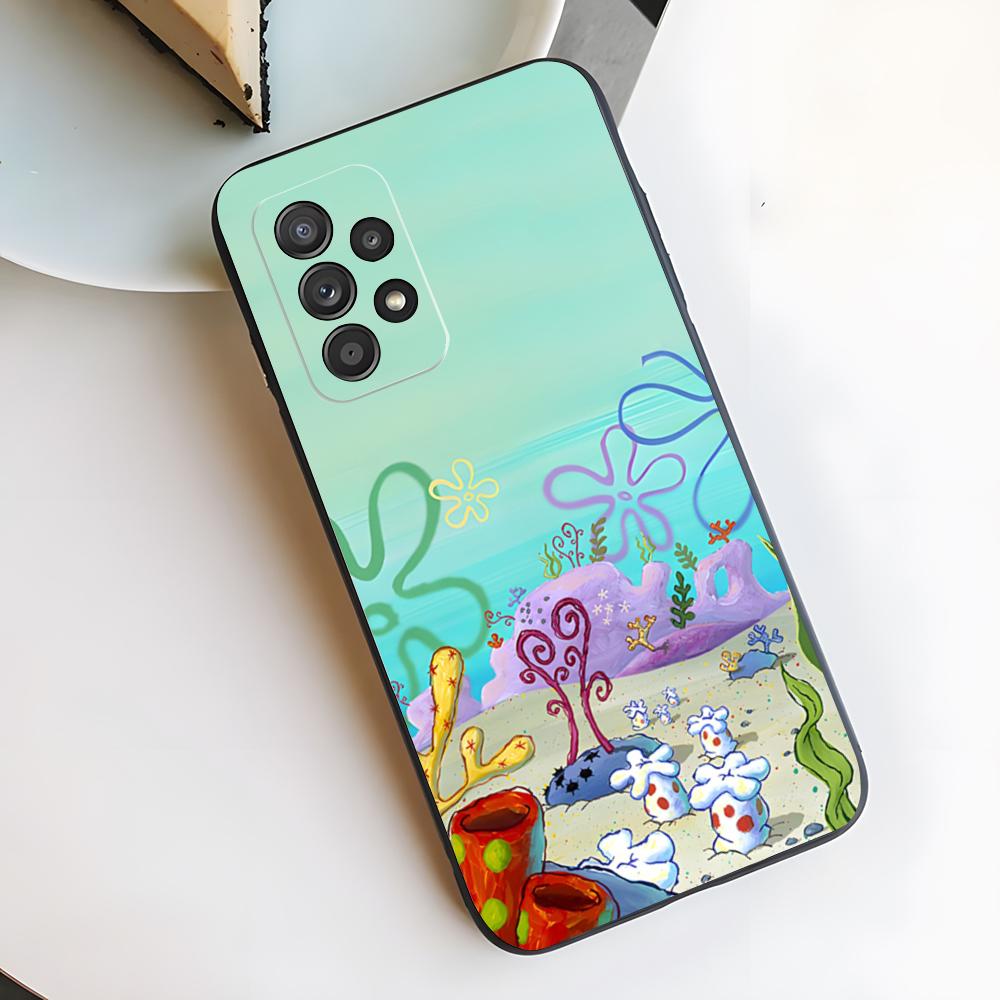 Funny Spongebo Phone Case For Samsung S26 S25 Edge S24 S23 S22 S21 S20 Ultra Plus Fe Galaxy Silicon Cover