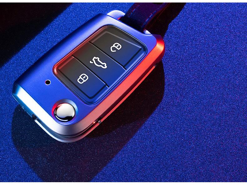 Volkswagen Car Key Cover for Lavida, Sagitar, Tiguan L, Lamando, T-Roc, Teramont, and Bora.