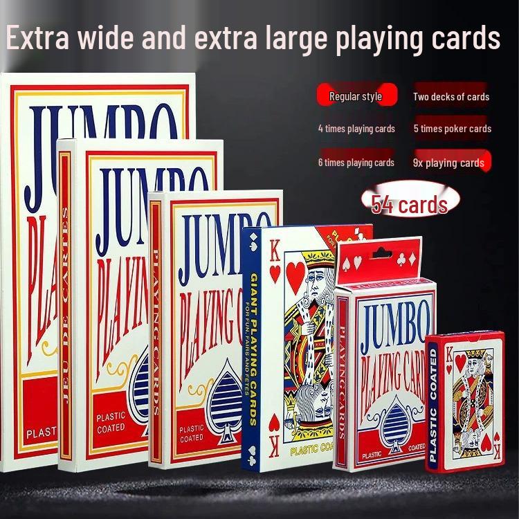Extra Large Giant Funny Poker Playing Cards for Weddings & Entertainment