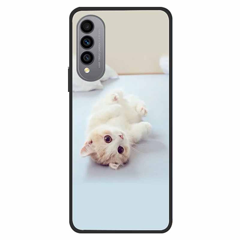 For WIKO T50 Case T 50 Soft silicone TPU Back Cover For Wiko T50 W-P861-01 W-P861-02 Phone Case WikoT50 Black Protective Painted