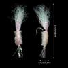 5pcs Shrimp Lure Set Imitation Bait for Bass Fishing Night Glow Shrimp Soft Plastic