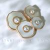 Beaded Metal Buttons For Clothes Decorative Garments Accessories Large Sewing Button Coat Jacket Diy Crafts Embellishments 6pcs