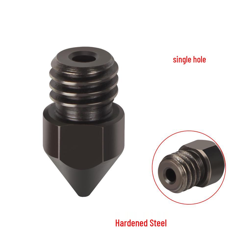 High-Flow MK8 Nozzle: 3D Printing Brass & Titanium Alloy, Hardened Steel, 1.75mm Print Head Accessory.