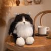 Chongker Cat Plush Realistic Handmade Soft Touch, Cute Healing Cat Plush for Cat Lovers, Mothers, Children, Seniors - Birthday Gift, As