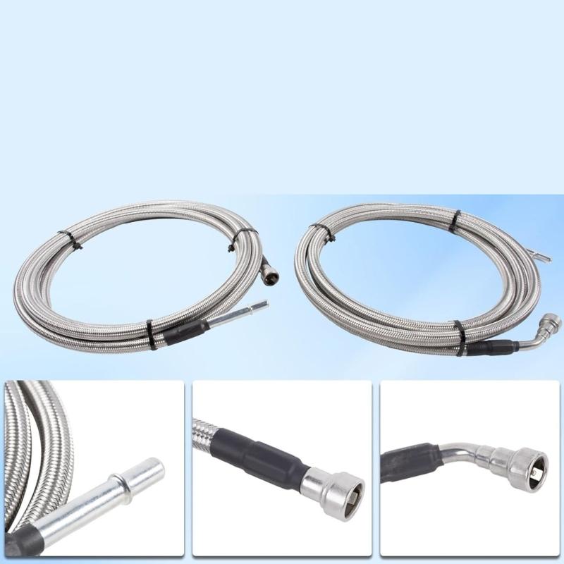 Stainless Steel Flexible Braided Quick Fix Fuel Line Kit For 1500 DIY Automotive Repair 15946187 QFF0004SS 819-875