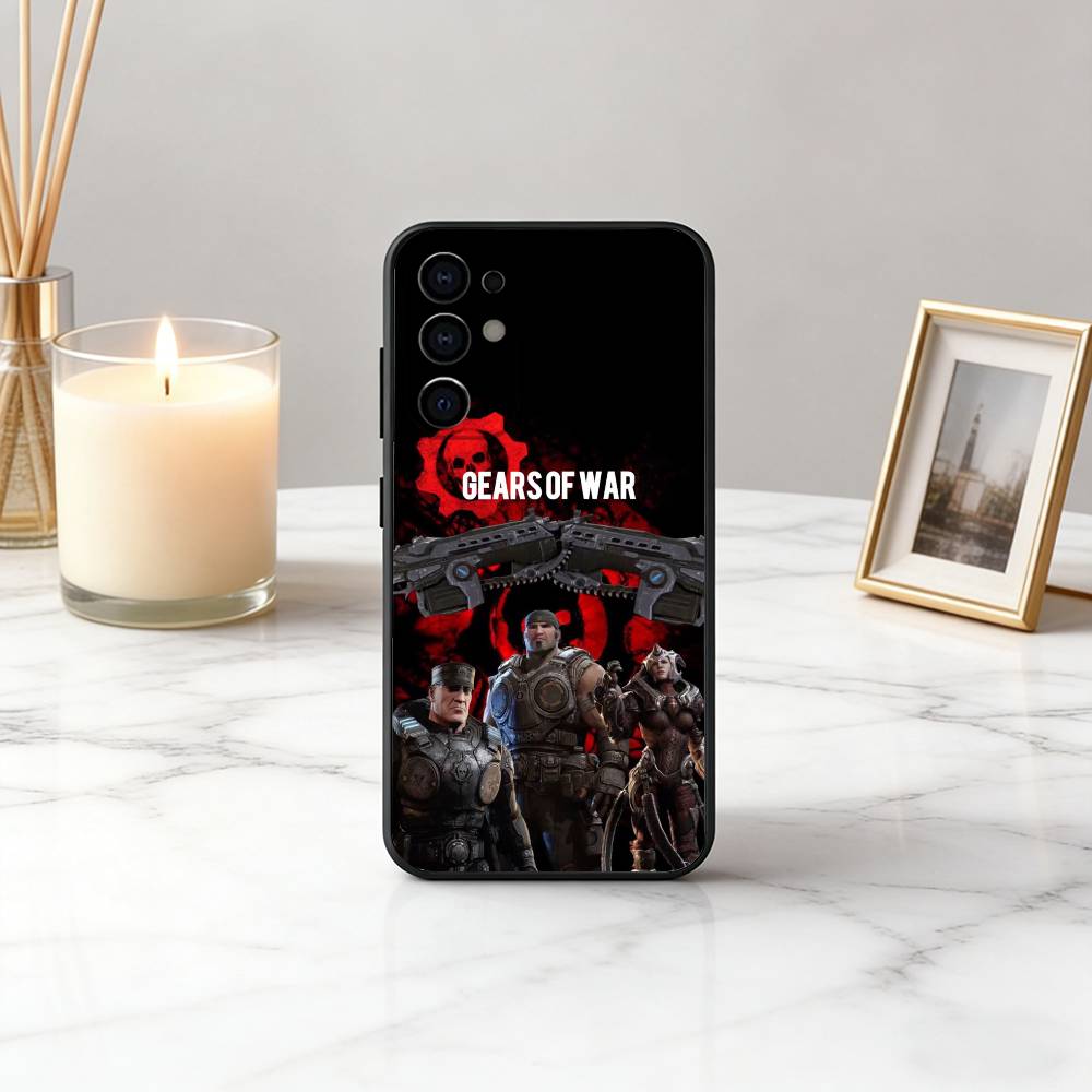 Game G-Gears Of W-War-es Phone Case For Samsung S25,S24,S21,S22,S23,S30,Ultra,S20,Plus,Fe,Soft Silicone Black Cover