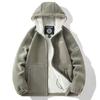 Oversized Fleece Fleece Jacket Hooded Warm Cross-border Oversized Jacket Top Couple Trend