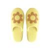 Towel embroidered sunflower cotton tow slippers plush couple warm home use autumn and winter indoor cute cartoon indoor