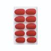 SHILLS PROFESSIONAL Reusable Oval Press On Nails - Red Spn664