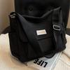 Women's Bag Solid Color Postman Bag Versatile High End Commuting Bag Niche One Shoulder Crossbody Bag