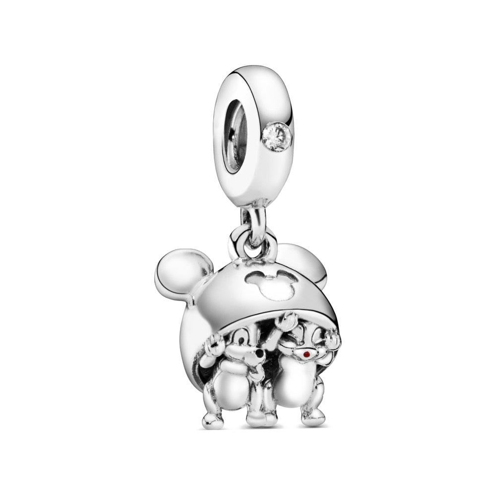 New Disney Charms Bracelet Winnie the Pooh Beauty and the Beast Dumbo Monsters Inc Jewelry for Women