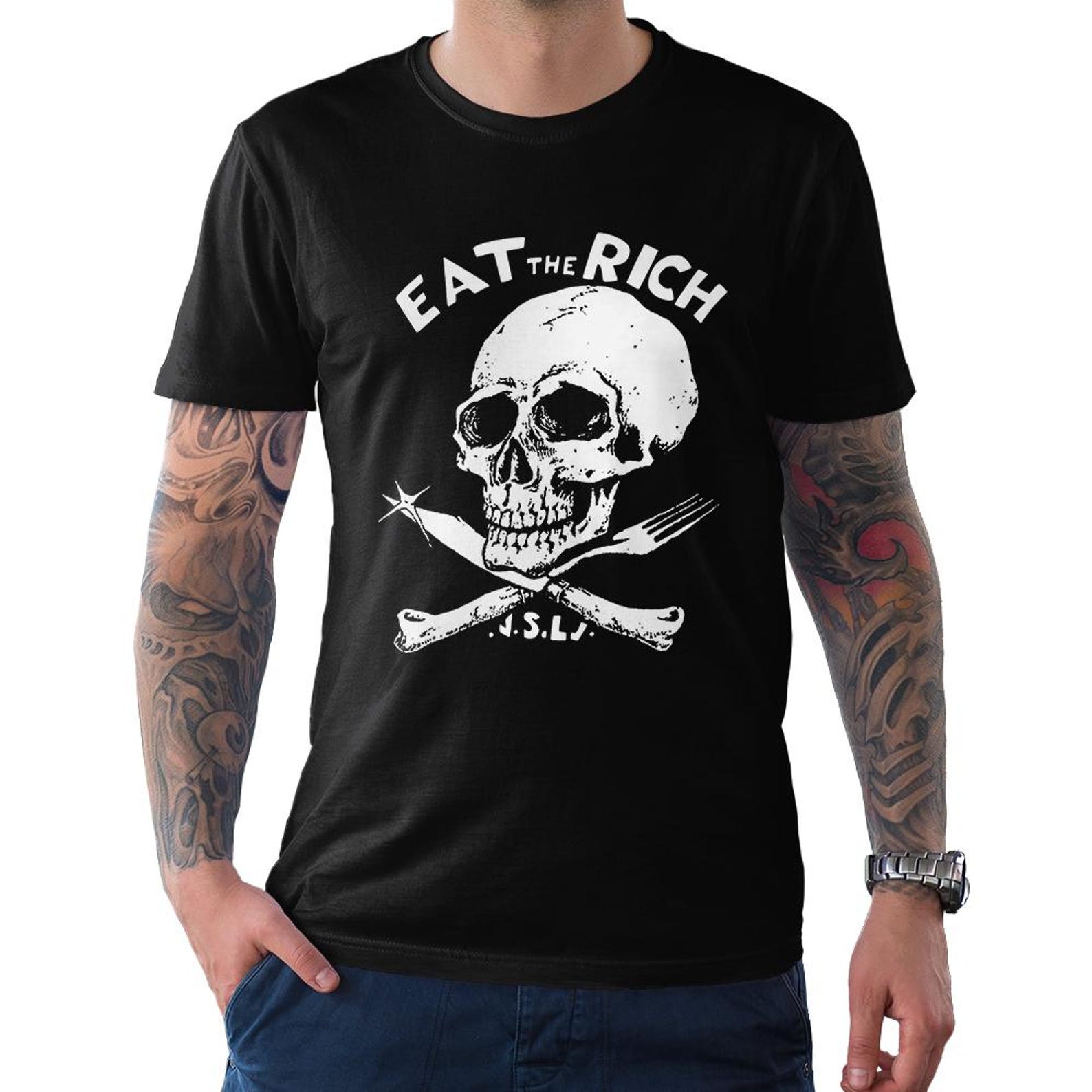 Patti Smith Eat The Rich T-Shirt, Men s and Women s Sizes Tee M