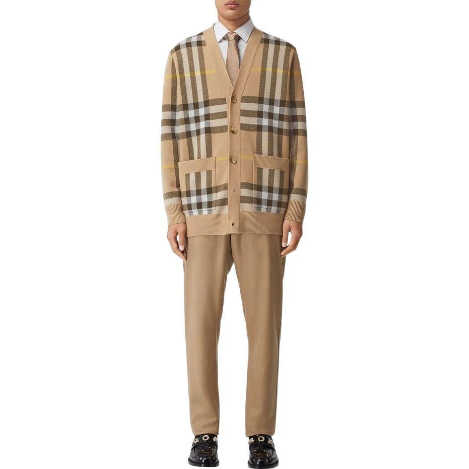 Burberry FW22 Cashmere Sweater Men's Khaki 80540981
