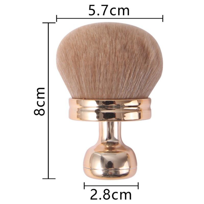 

New Mushroom-shaped Loose Powder Blush Brush, Super Soft Large Seal Makeup Brush, Beauty Tool розового золота