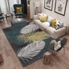 Nordic Living Room Carpet Bedroom Bedside Carpet Geometric Flower Carpet