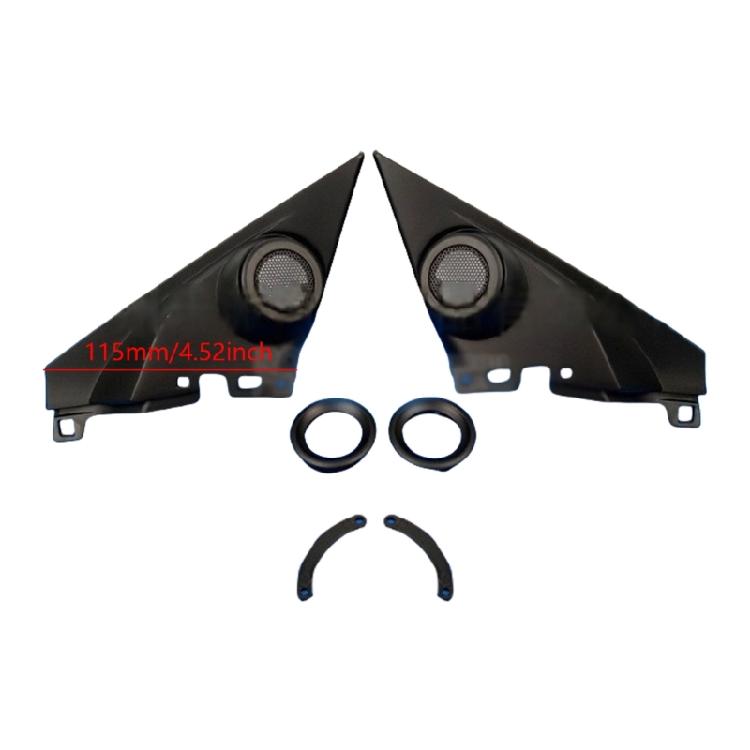 Door Tweeter Speaker Panel Trim Interior Door Sound Trim Windproof Speaker Panel Pair for Automotive Application