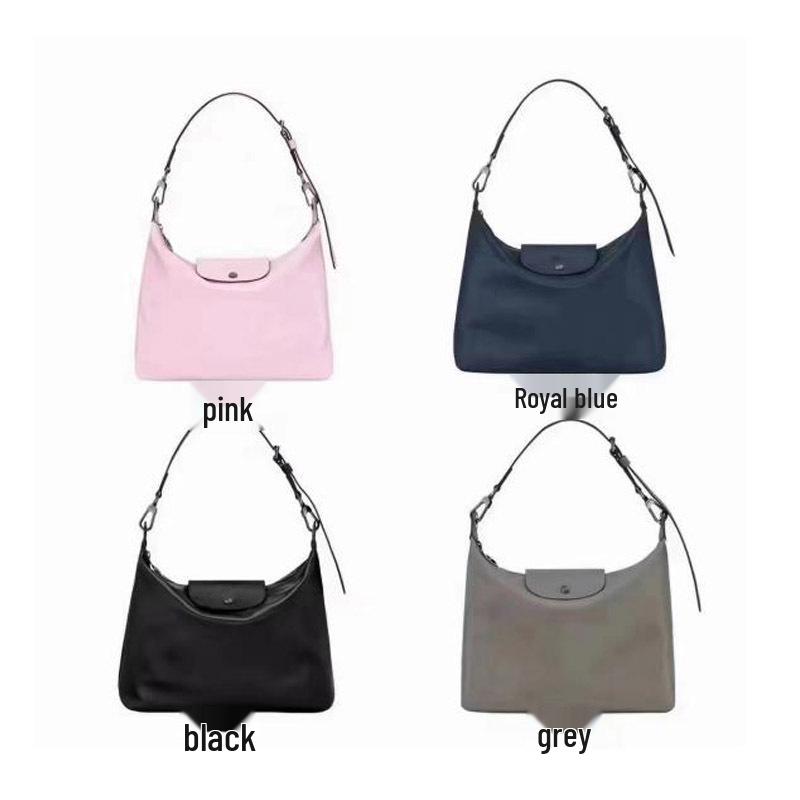 

2024 Women s Large Capacity Genuine Leather-Like French Hobo Shoulder Bag Premium 1:1