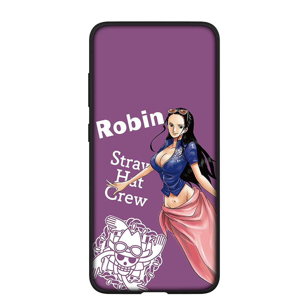 Phone Case for iPhone 17 15 16 Plus Redmi Note 14 12 11 13 Pro Max Huawei P30 P20 Lite OPPO A60 A40 A80 A18 A16 Anime One Piece Nico Robin Luffy Cover