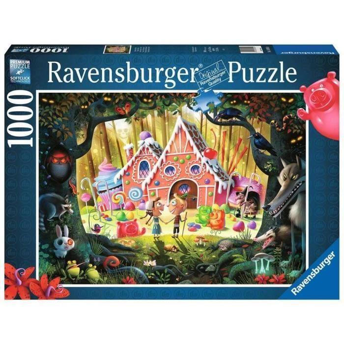 Puzzle Ravensburger Hans En Grietje - 1000 Pièces - Thème Fantastique