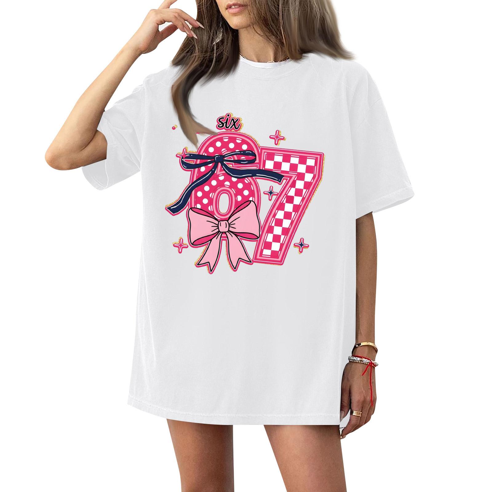 Women‘’ Shirts Short Sleeve Shirts Color Pullover Summer Spring Tops Blouses XL белый