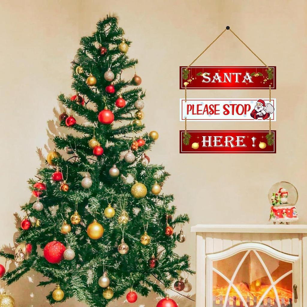 Decorative Christmas Wall Hanging Wooden Art Decoration Item for Home | Office | Living Room | Bedroom