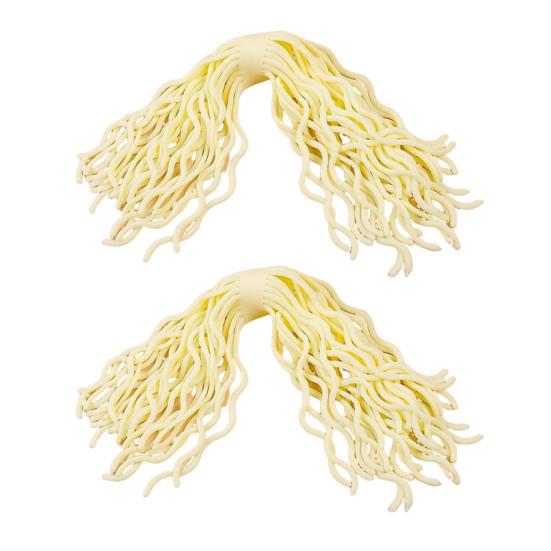 

2 шт. Игрушка-антистресс в виде лапши, мягкая эластичная веревка из ТПР, непоседа, для детей, подростков, взрослых, портативная, для декомпрессии, имитация спагетти, тянущаяся сенсорная игрушка жёлтый