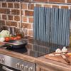 Glass Protective Plate for the Stove 2x30x52 Wood