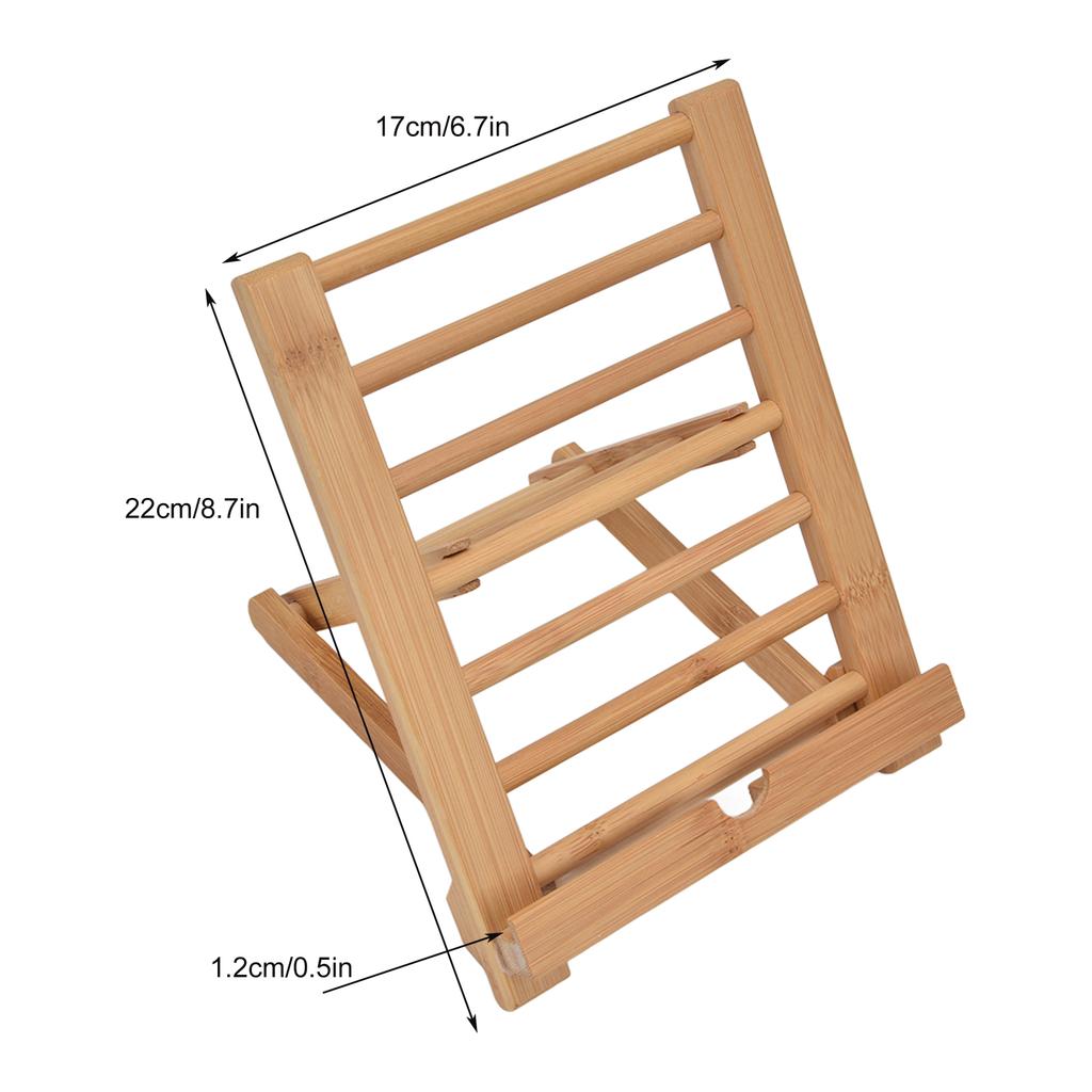 Tablet Stand, Foldable Multi Angle Holder with Sturdy Design, for 4 to 13in Phone Tablet Laptop Reading Cooking