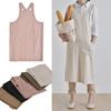 With Pockets Cross Back Apron Cotton Linen Pinafore Dress Durable Work Apron  Baking Cooking BBQ